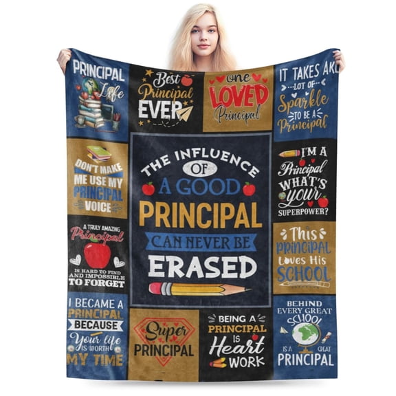 Principal Gifts Best Appreciation Gifts for Principal Day Christmas Blanket 50x40