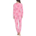 thumbnail image 3 of SCRAWLGOD Dog Paw Women's Pjs Sets for Women Long Sleeve and Pants Pajama Set with Pockets Crewneck Ladies 2 Piece Pajamas Soft Womens Lounge Set Size 5XL, 3 of 6