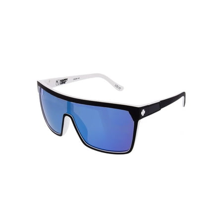 Spy Sunglasses 670323209437 Flynn Scratch Resistant Lenses Shield Shape, Whitewall