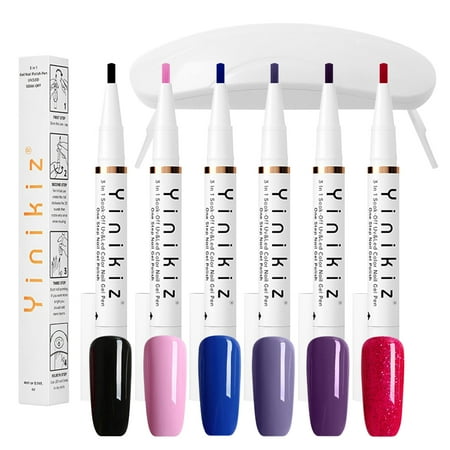 Nail Pen Baking Light Three In One Nail Polish, Gel Nail Gel, No Base Coat Sealer Nail Gel Pen 4ml