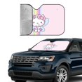 thumbnail image 4 of Windshield Sun Shade Foldable Car Front Window Sunshade For Car Suv Trucks Vans - Best Heat Shield Blocker Visor Cover Blocks Uv Rays And Keeps Your Vehicle Cool-Medium, 4 of 5
