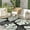 Black Rice, variant on Danolapsi Large Outdoor Rug,8*12ft Waterproof Plastic Straw Rug, Modern Tropics Palm Leaves Camping Rug for Patio, Reversible Mat for Outside Patio RV Porch Deck Balcony