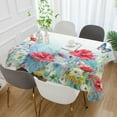thumbnail image 5 of Wildflowers Rectangle Tablecloth Waterproof Polyester Table Clothative Stain Resistant & Wrinkle Resistant Washable Table Cover for Dining Table/Party/Camping 60x90 Inch Decor Gift, 5 of 7