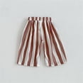 thumbnail image 2 of BOOMNY Boys Baggy Capri Pants Wide Leg Pants For Boys Trendy Striped Elastic Waist Summer Jogger Pants, 2 of 4