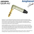 thumbnail image 3 of Cable Profesional WBC-PRO-Quad Ultra Silencioso Negro Flexible 12 Pies con Conector Dorado TRS Stere, 3 of 7