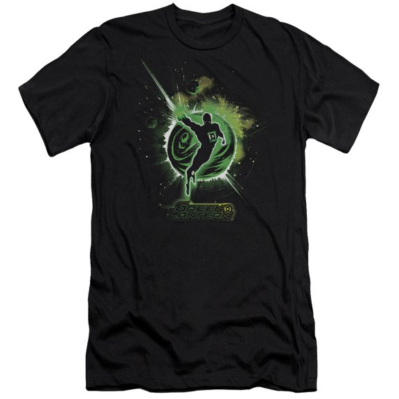 Green Lantern Shadow Lantern S/S Adult 30/1 T-Shirt Black