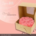 thumbnail image 3 of Spec101 Popup Brown Bakery Boxes with Window 6x6x3 Inch Cake Boxes - 15-Pack, 3 of 7