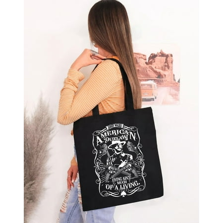 vintage Josey Wales American Outlaw Graphic Tote Bag - Western Movie Fan Apparel All -TH38614