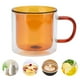 thumbnail image 1 of Taza de café ANGGREK de 250ml de Vidrio de borosilicato doble capa, 1 of 8