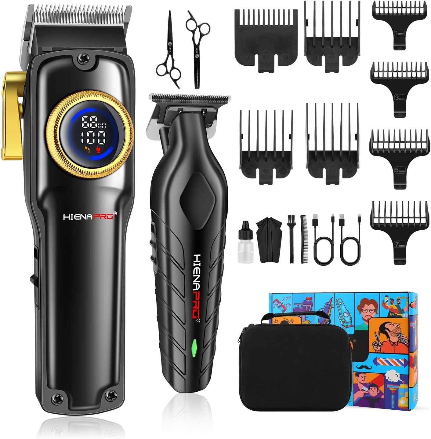 でんちゅう WAHL, Clipper Pro Series Platinum Haircutting Combo Kit with