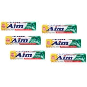 Aim Toothpaste Gel Whitening Mint 6 oz (Pack of 6)