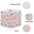 thumbnail image 3 of Foldable Fabric Storage Bin Home Cubes Clothing Organizer Bins Large Collapsible Box Basket for Home Organizer Skulls and Roses Pattern, 3 of 7