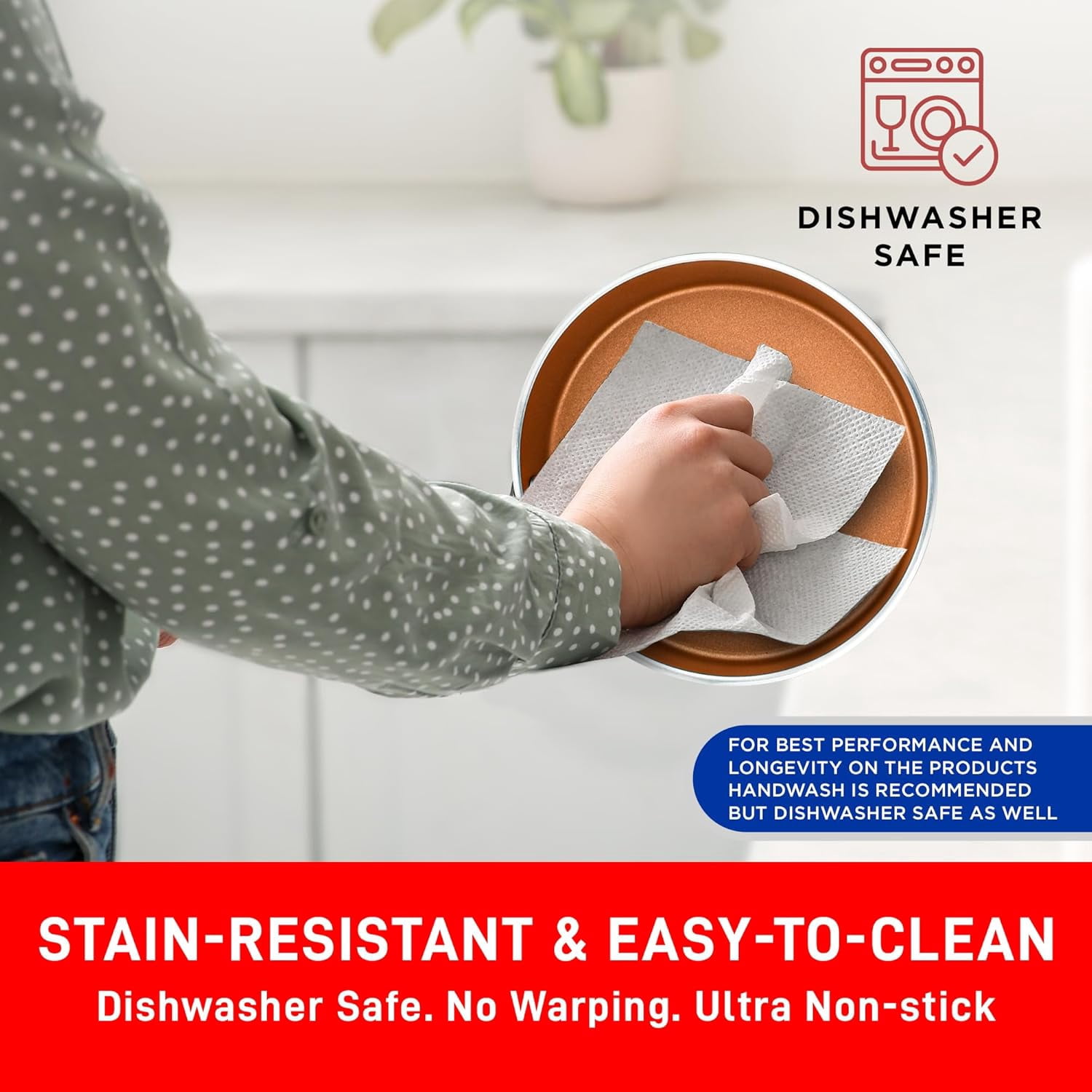 Bakken- Swiss 5.5” Non Toxic Nonstick Copper Frying Pan