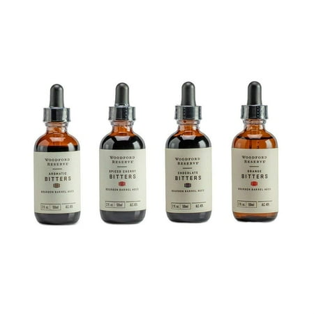 Bourbon Bitters Bundle: Woodford Reserve Aromatic Spiced Cherry Orange and Chocolate Cocktail Bitters – 2 oz Each
