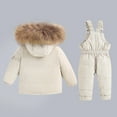 thumbnail image 4 of GYRATEDREAM Toddler Boys Snowsuit Girls Snow Pant and Jacket Bib Winter Kids Clothes Coat 1-5T, 4 of 5