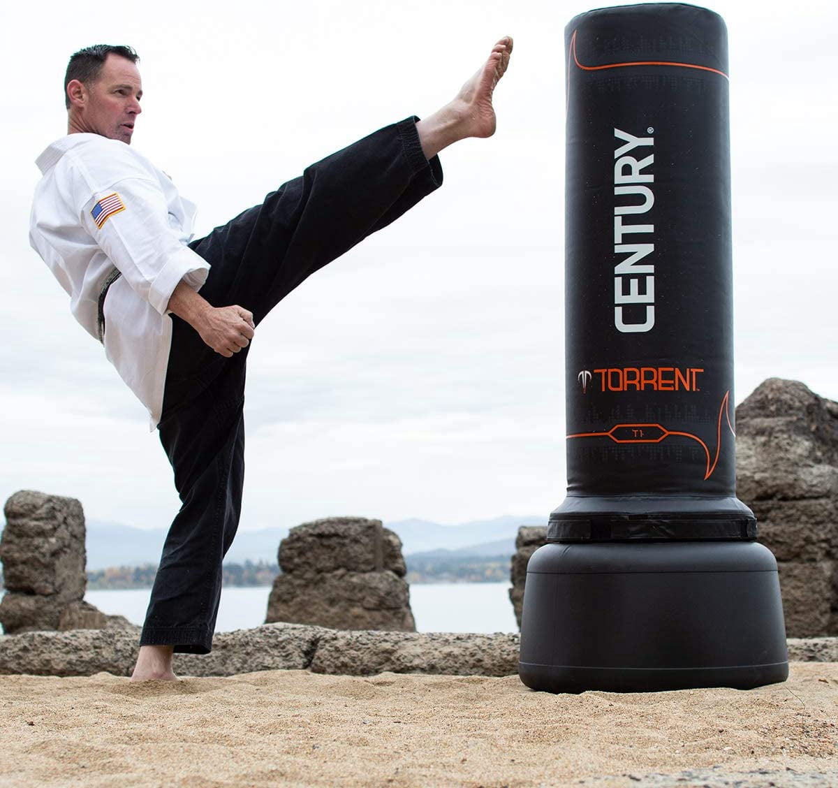 Century Torrent T1 Training Bag, Freestanding Punching Bag for Martial Arts, Boxing, and Cardio Workouts
