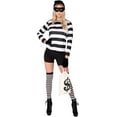 thumbnail image 4 of Joyfy Adult Women Robber Costume, Bank Robber Costume Woman for Halloween Costume and Party Cosplay for Fun, 4 of 8