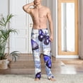 thumbnail image 2 of Logiee Butterflies Print Pajama Pants for Men,Men’s Pajama Bottoms,Mens PJ Pants with Pockets & Button Fly-3X-Large, 2 of 6