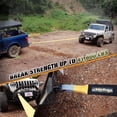 thumbnail image 6 of Recovery Tow Strap 4" x 20FT + 3/4" D Ring Shackles Emergency Off Road Towing Rope, 6 of 9