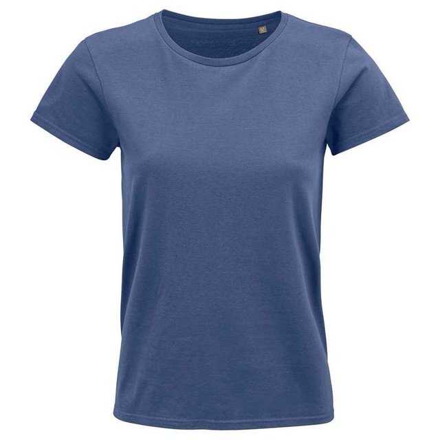 SOLS - Camiseta Crusader de Orgánica para Mujer (Vaquero)