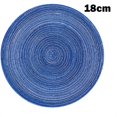 thumbnail image 3 of CAROOTU Tapis de Table à Manger Rond en Coton Résistant à la Chaleur pour la Maison Protège la Table des Brûlures, 3 of 7