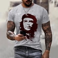 thumbnail image 2 of Camiseta con estampado 3D de Hero Che Guevara para hombre, camisa de manga corta con cuello redondo, ropa de calle de gran tamaño Harajuku, Tops para niños, 2 of 4