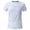 *1-White, variant on VBVC Men's Plus High-Neck Slim T-Shirt,Breathable Short Sleeve Tee For Men with Pocket,Black,Size XXXL