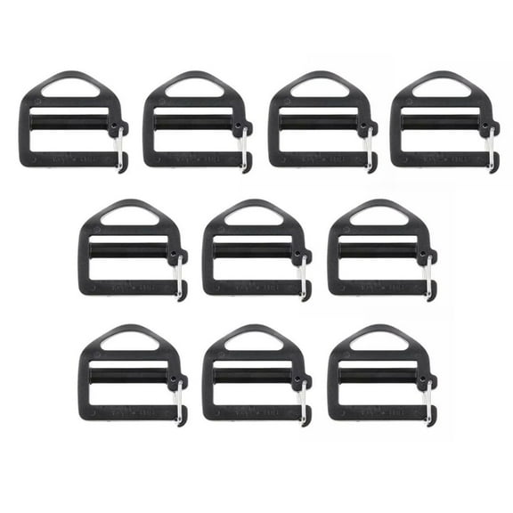 ROCKROK 25mm/1In Backpacks Luggage Strap Webbing Hook Clip Webbing Connecting Buckle