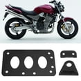 thumbnail image 4 of Motorcycle Tail Light Bracket, Strong Heavy Duty Universal Side Mount Tag License Plate Holder Rustproof  For Motorbike Black, 4 of 8