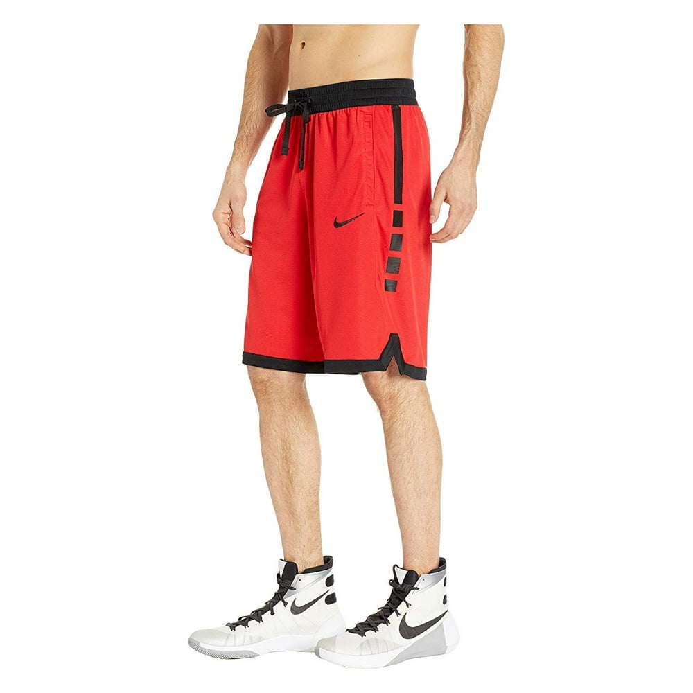 elite stripe basketball shorts