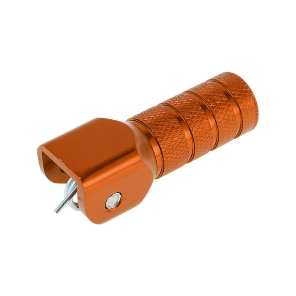 Unique Bargains Orange Motorcycle Shifter Footrests Pegs for Suzuki RMZ Cylinder Square Shift Foot Rests Peg Footboards Aluminum Alloy 1 Pc