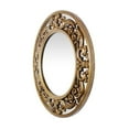 thumbnail image 3 of Infinity Instruments Victoria Wall Brushed Hanging Vanity Mirror, Gold, 3 of 9