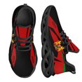 thumbnail image 1 of Zapatillas de baloncesto ligeras y modernas con diseño de la bandera de Kenia para exteriores, cómodas y resistentes a los golpes, con plataforma y cuchillas., 1 of 6