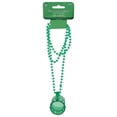 thumbnail image 2 of Beer Mug Shot Glass on Mardi Gras Bead Necklace St. Patrick's Day Useable, 2 of 2