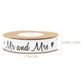 thumbnail image 4 of Delicate Ribbon Gift Packing Ribbon Cotton DIY Ribbon Creative Ribbon Layout for Wedding Party Gardening Craft (Mr. and Ms.), 4 of 9