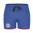 thumbnail image 4 of DDAPJ pyju Summer Savings Today! Mens 3" Mesh Workout Gym Running Shorts Funny Dog Paw Print Bodybuilding Training Athletic Workout Short Shorts with Pockets Blue XXL, 4 of 6