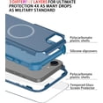 thumbnail image 3 of Diverbox Phone Case for iphone 16E 17E with Screen Protector, Heavy Duty Protection Shockproof DropProof Cover Compatible with MagSafe - Blue, 3 of 7