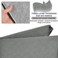 thumbnail image 5 of 4 bolsas de almacenamiento de gran capacidad para edredones y colchas, funda de tela no tejida para guardar ropa (2 tamaños, gris), 5 of 5
