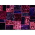 thumbnail image 1 of Ahgly Company Indoor Rectangle Patchwork Pink Transitional Area Rugs, 2' x 3', 1 of 4