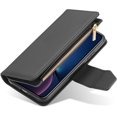 thumbnail image 6 of Case for iPhone XR, Glossy PU Leather 9 Card Slots Magnetic Closure Detachable Wrist Strap Zipper Wallet Shockproof Removable Back Cover Case - Black, 6 of 16