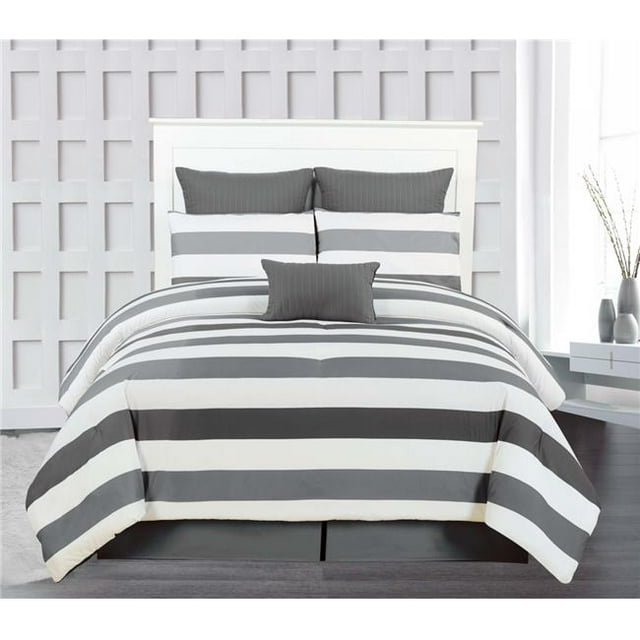 Duck River DARBY 4982-1 DARBY Ensemble de Couette Grand Rayé - 7 Pièces