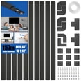 thumbnail image 1 of Cord Hider Delamu - Funda de pared para cables (4 m), color negro, 1 of 9