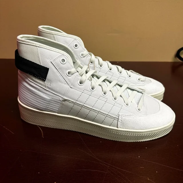 Ad-id-as Originals Mens White Nizza Parley GZ1474 High Top Sneaker Shoes Size 13