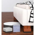 thumbnail image 3 of 4 pcs Bed Furniture Risers Heavy Duty Adjustable Desk Lifts Leg Extenders 26s, 3 of 5