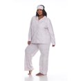 thumbnail image 1 of PS3610-13-1XL Pink Cheetah Plus Size Three-Piece Pajama Set - 1X, 1 of 1