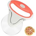 thumbnail image 1 of Pizza Cutter Wheel - Sharp Blade Pizza Slicer and Ergonomic Detachable Handle, Stainless Steel Pizza Wheel & Dishwasher Safe, 1 of 4