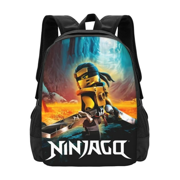 NinJago Backpack Shoulder Bag For Men Women With Adjustable Padded Straps Daypack School College Travel Computer Casual Bookbag Unisex Laptop Lightweight Large Capacity Satchel Knapsack