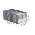 thumbnail image 3 of Caja de almacenamiento de tela no tejida, organizador para ventana de dormitorio, resistente a la ropa, caja grande para balcón, diseño plegable, 61 x 45 x 30 cm, para dormitorio.,Wsvlmg, 3 of 6