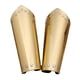 thumbnail image 3 of Brazaletes de cuero sintético para hombre y mujer, accesorios de disfraz, muñequeras Oro, 3 of 9