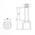 thumbnail image 4 of 1000pcs VE0512Tubular Wire Cold Pressure Connector Electrical Terminals Cable Crimps Wire Ferrules For 0.5mm2, 22 AWG Wire VE0512 - (Color: VE0512, Pins: Red), 4 of 7